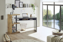 Schreibtisch >MOURA< (BxHxT: 145x94x50 cm) in Eiche Nachbildung