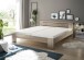 Bett >Cannes< in Eiche San Remo hell - 185x71x204cm (BxHxT)
