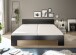 Bett >Cannes< in Schwarz - 185x71x204cm (BxHxT)