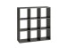 Raumteiler >Lobo< in Matera Nachbildung aus MDF - 104,5x108,5x33cm (BxHxT)