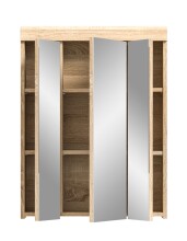 Badezimmerspiegelschrank >Lambada< in sonoma eiche hell/spiegelglas