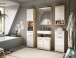 Badezimmer-Set >Lambada< in sonoma eiche hell/weiß - 164x191x34cm (BxHxT)