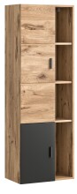 Midischrank >Grado< in nox oak - 48x144x35cm (BxHxT)