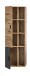 Midischrank >Grado< in nox oak - 48x144x35cm (BxHxT)