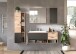 Midischrank >Grado< in nox oak - 48x144x35cm (BxHxT)
