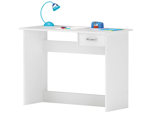 Schreibtisch >Kid< in Weiß - 100.6x76.5x50.1cm (BxHxT)