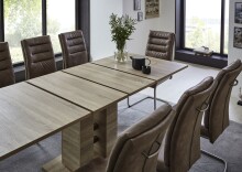 Kulissen-Esstisch >Helena< in Sonoma Eiche - 220x76x90cm (BxHxT)