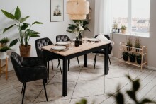 Esstisch >Coburg< ausziehbar 180cm, Artisan Eiche /...