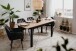 Esstisch >Coburg< ausziehbar 180cm, Artisan Eiche / Schwarz - 140/180x76,5x80 (BxHxT)