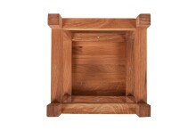 Blumenständer >MAX< in Eiche aus Massivholz - 30x40x30cm (BxHxT)