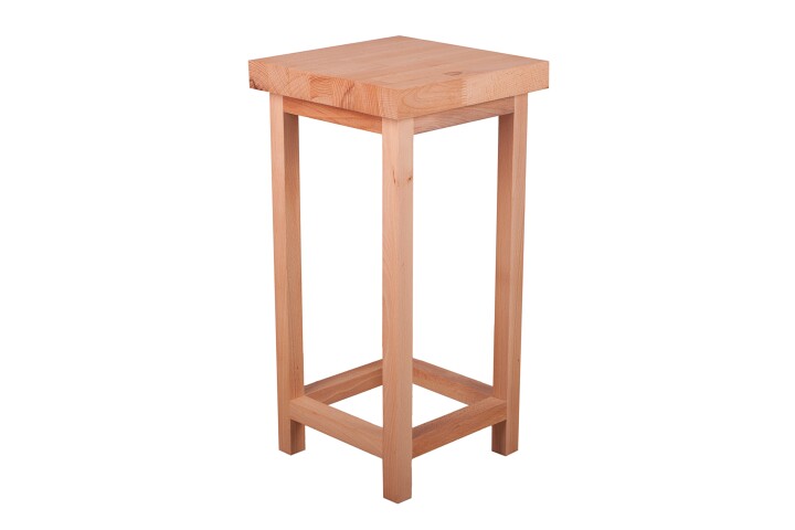 Blumenständer >MARCO< in Kernbuche aus Massivholz - 30x60x30cm (BxHxT)