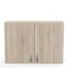 Wandhängeschrank >Paprika< in SONOMA EICHE/BETON     - 100x70x30cm (BxHxT)