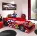 Autobett >Autobett< in Rot aus MDF - 175x48x78cm (BxHxT)