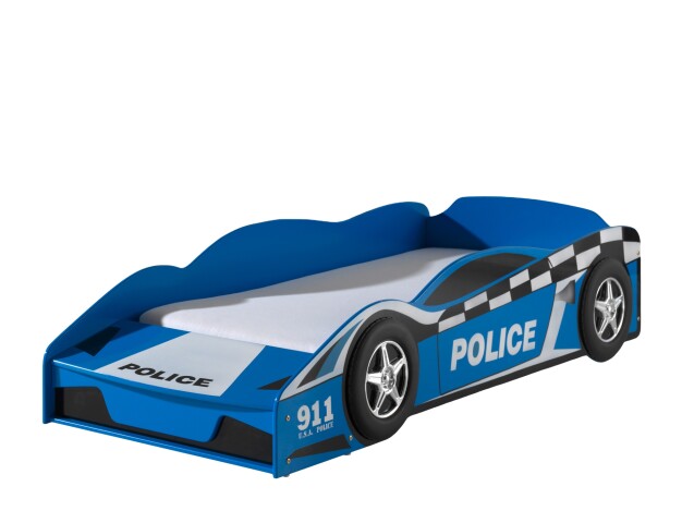 Autobett >Autobett< in Blau aus MDF - 173x41x75cm (BxHxT)