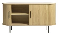 Sideboard >Nerja< in Eiche furniert - 140x76x45 (BxHxT)