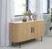 Sideboard >Nerja< in Eiche furniert - 140x76x45 (BxHxT)