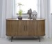 Sideboard >Nerja< in Eiche braun furniert - 140x76x45 (BxHxT)