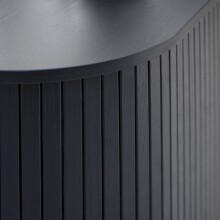 Sideboard >Nerja< in Schwarz - 140x76x45 (BxHxT)