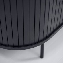 Highboard >Nerja< in Schwarz  - 100x118x45 (BxHxT)