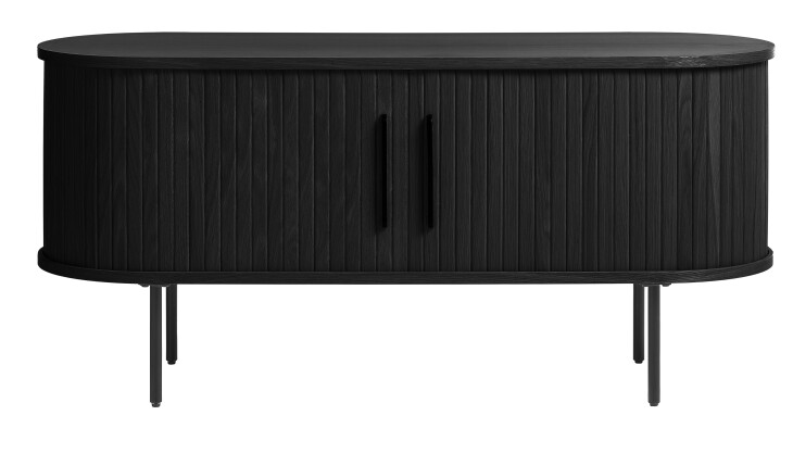 TV-Schrank >Nerja< in Schwarz - 120x56x40 (BxHxT)