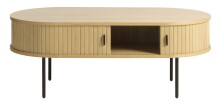 Couchtisch >Nerja< in Eiche furniert - 120x45x60 (BxHxT)