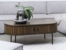 Couchtisch >Nerja< in Eiche braun furniert - 120x45x60 (BxHxT)