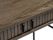 Schreibtisch >Nerja< in Eiche braun furniert - 120x75x60 (BxHxT)