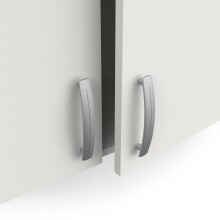 Hängeschrank >Nova< in matt weiss - 80x60x28cm (BxHxT)