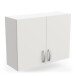 Hängeschrank >Nova< in matt weiss - 80x60x28cm (BxHxT)