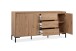 Wohnzimmer-Set >Korsika< (3 teilig) in Artisan