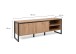 Wohnzimmer-Set >Arvada< (3 teilig) in Artisan Eiche / Anthrazit aus MDF