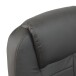 Bürostuhl >Menelas< in schwarz - 60x101x58cm (BxHxT)