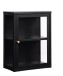Vitrine >Calella< in Schwarz - 45x60x25 (BxHxT)