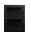 Vitrine >Calella< in Schwarz - 45x60x25 (BxHxT)