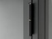 Vitrine >Calella< in Schwarz - 45x60x25 (BxHxT)