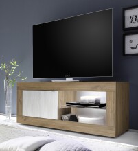 TV-Board >Belinda< in Mercure Holzstruktur / Weiss...