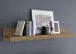 Wandregal >Belinda< in Mercure Holzstruktur - 138x16x19cm (BxHxT)