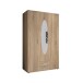 Kleiderschrank >Paul< in Eiche Sonoma Nachbildung - 120x195x55cm (BxHxT)