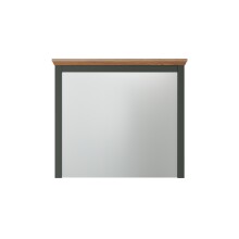 Badspiegel >Stanton< in Tannengrün / Eiche - 77x68x6cm (BxHxT)