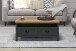 Couchtisch >Stanton< in Tannengrün / Eiche - 101x45x60cm (BxHxT)