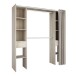 Kleiderschrank >Dana< in Shannon Eiche aus Holzwerkstoff - 190x203x50cm (BxHxT)