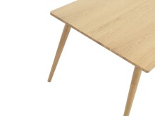 Esstisch >Blanes< in Klar Lackiert - 150x75x90 (BxHxT)