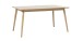 Esstisch >Blanes< in Klar Lackiert - 150x75x90 (BxHxT)