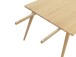 Esstisch >Blanes< in Klar Lackiert - 150x75x90 (BxHxT)