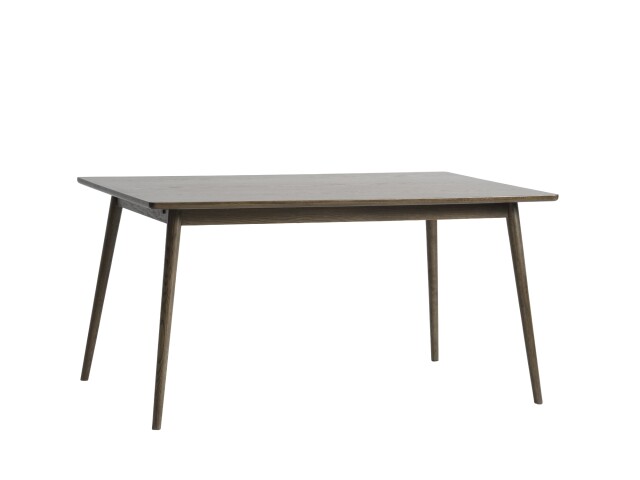 Esstisch >Blanes< in Smoked Klar Lackiert - 150x75x90 (BxHxT)