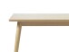 Esstisch >Blanes< in Klar Lackiert - 190x75x90 (BxHxT)