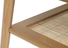 Couchtisch >Blanes< in Klar Lackiert - 120x45x60 (BxHxT)