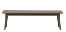 Bank >Blanes< in Smoked Klar Lackiert - 150x45x35...