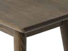 Bank >Blanes< in Smoked Klar Lackiert - 150x45x35 (BxHxT)