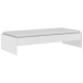 Einzelbett >Tidy< in matt weiss aus Holzwerkstoff - 94x42x203cm (BxHxT)